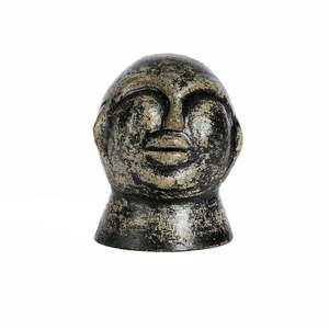 Czarna figurka ceramiczna Simla Head, wys. 21 cm