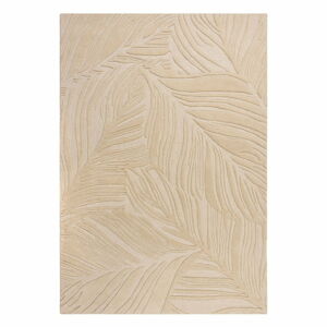 Beżowy dywan wełniany 200x290 cm Lino Leaf – Flair Rugs