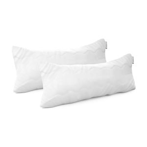 Zestaw 2 białych poduszek z wypełnieniem AmeliaHome, 30x50 cm