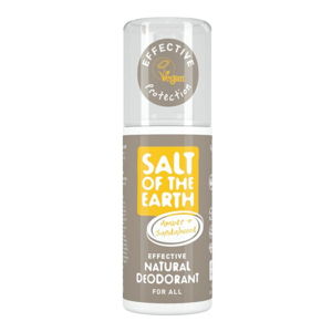 Naturalny dezodorant w sprayu Salt of the Earth Pure Aura Ambra Santal, 100 ml