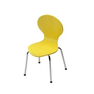 Żółte krzesło dziecięce DAN-FORM Denmark Child