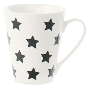 Kubek ceramiczny Miss Étoile Coffee Black Stars