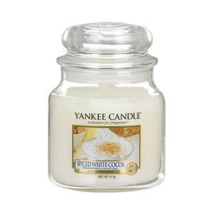 Świeca zapachowa Yankee Candle Białe Kakao z Przyprawami, czas palenia 65–90 godzin