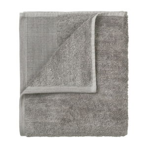 Zestaw 4 szarych bawełnianych ręczników Blomus, 30x30 cm