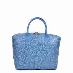 Niebieska zdobiona torebka Anna Luchini