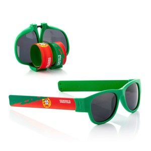 Zielone zwijane okulary przeciwsłoneczne InnovaGoods Sunfold Mondial Portugal