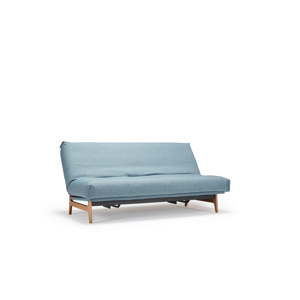 Jasnoniebieska rozkładana sofa ze zdejmowanym obiciem Innovation Aslak Elegant Mixed Dance Light Blue, 81x200 cm