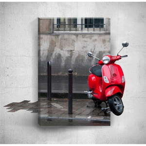 Obraz 3D Mosticx Red Scooter, 40x60 cm