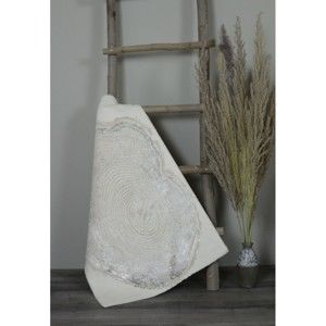 Kremowy bawełniany dywanik łazienkowy My Home Plus Spa, 60x90 cm
