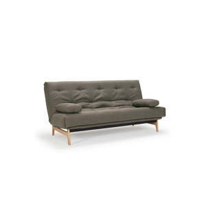 Brązowoszara rozkładana sofa Innovation Aslak Kenya Taupe, 92x200 cm