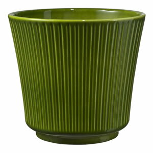 Zielona ceramiczna doniczka Big pots Gloss, ø 16 cm