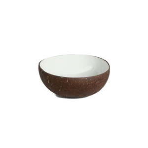 Emaliowana miska w kokosowej skorupce Simla Shell, ⌀ 12 cm