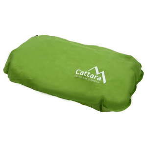 Zielona samopompująca się poduszka Cattara