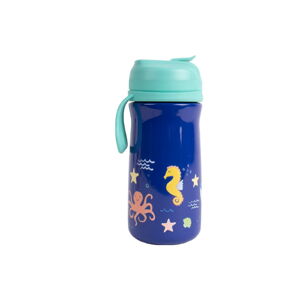 Niebieska butelka dla niemowląt ze stali nierdzewnej 370 ml Ocean - Ladelle