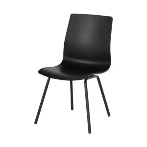 Czarne plastikowe krzesła ogrodowe zestaw 2 szt. Sophie Rondo Wave – Hartman