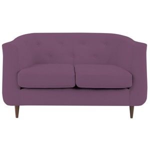 Fioletowa sofa 2-osobowa Kooko Home Love