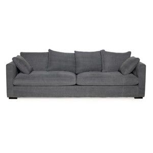 Grafitowa sofa 3-osobowa Scandic Comfy