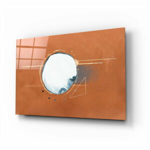 Szklany obraz Insigne Abstract Cinnamon, 72x46 cm