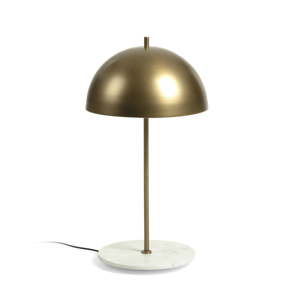 Lampa stołowa w kolorze złota La Forma Biggest, wys. 31 cm