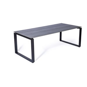 Szary stół ogrodowy Le Bonom Strong, 100x210 cm