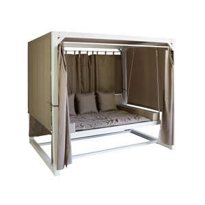 Bujane łóżko ogrodowe Santiago Pons Swing, 236x180 cm