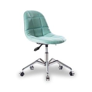 Turkusowe krzesło na kółkach Modern Chair Grey