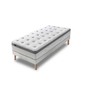 Łóżko 1-osobowe z materacem Bobochic Paris Doucelur, 80x190 cm
