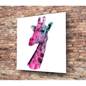 Obraz szklany 3D Art Graphico Giraffe, 50x50 cm