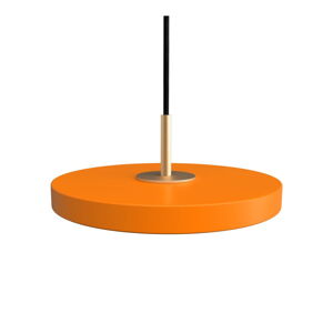 Pomarańczowa lampa wisząca LED z metalowym kloszem ø 15 cm Asteria Micro – UMAGE