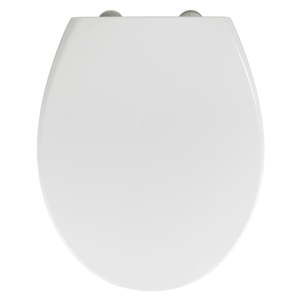 Biała deska WC z duroplastu z łatwym zamknięciem Wenko Delos
