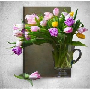 Obraz 3D Mosticx Flowers In Vase, 40x60 cm