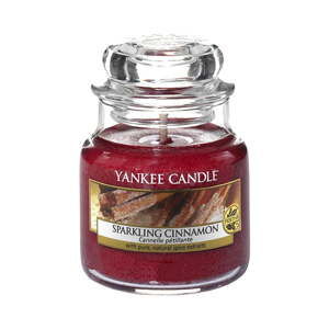 Świeca zapachowa Yankee Candle Migotliwy Cynamon, czas palenia 25–40 godzin