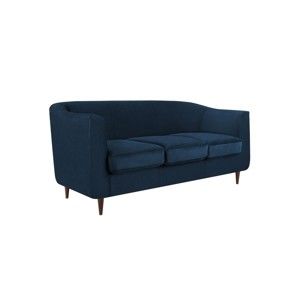 Ciemnoniebieska sofa 3-osobowa Kooko Home Glam