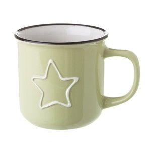 Zielony kubek ceramiczny Unimasa Star, 325 ml