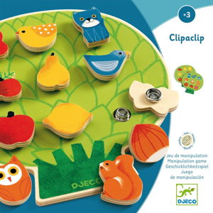 Drewniana gra przypinana dla dzieci Djeco ClipaBoa