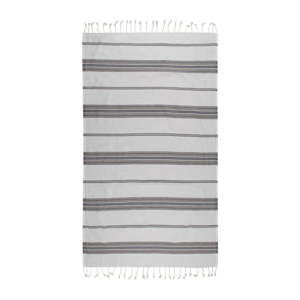 Ręcznik hammam Artemis Grey, 95x175 cm