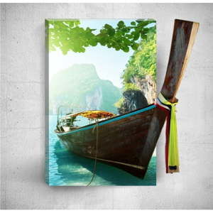 Obraz 3D Mosticx Tropical Boat Voyage, 40x60 cm