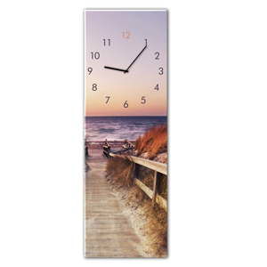Zegar ścienny Styler Glassclock Sunset, 20x60 cm