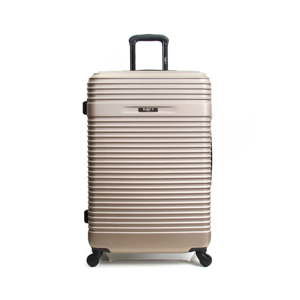 Beżowa walizka podróżna na kółkach Bluestar Guro, 95 l