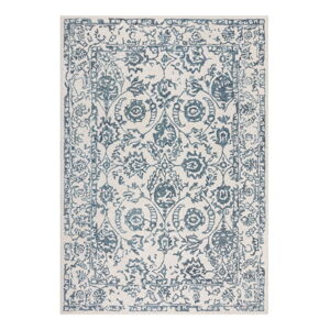 Biało-niebieski dywan wełniany 230x160 cm Yasmin – Flair Rugs
