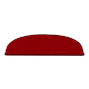 Czerwone dywaniki na schody zestaw 16 szt. 20x65 cm Plain Color – Vitaus