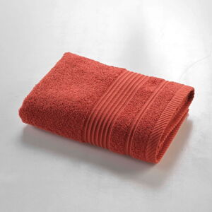 Ceglasty bawełniany ręcznik frotte 50x90 cm Tendresse – douceur d'intérieur