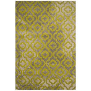 Zielony wytrzymały dywan Floorita Evergreen, 92x152 cm