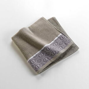 Bawełniany ręcznik kąpielowy frotte w kolorze khaki 70x130 cm Esteban – douceur d'intérieur
