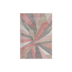 Różowy dywan Flair Rugs Shatter, 120x170 cm