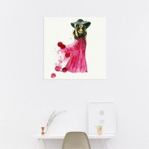 Obraz samoprzylepny North Carolina Scandinavian Home Decors Girl V2, 30x30 cm
