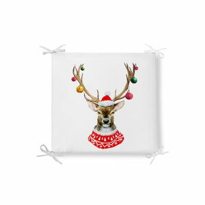 Poduszka na krzesło z domieszką bawełny Minimalist Cushion Covers Merry Reindeer, 42x42 cm