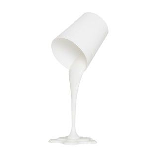 Biała lampa stołowa Ximena