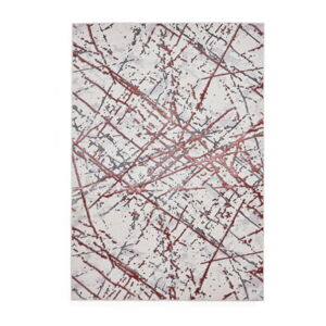 Różowy/jasnoszary dywan 80x150 cm Artemis – Think Rugs