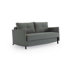 Zielona rozkładana sofa Innovation Cuber With Arms Elegance Green, 100x174 cm